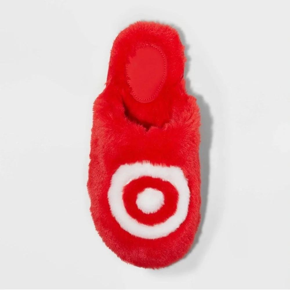 NWT (sold out) Target Wondershop Bullseye Scuff Slipper - size S - Picture 4 of 9